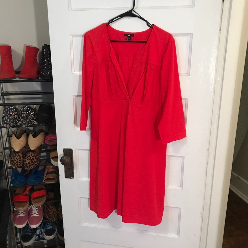 H&M red dress